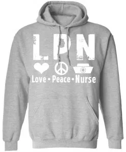 Peace Love Nurse Hoodie