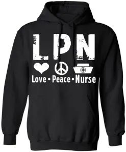 Peace Love Nurse Hoodie