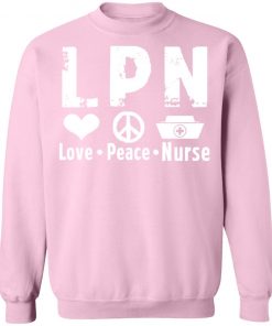Private: Peace Love Nurse Sweatshirt