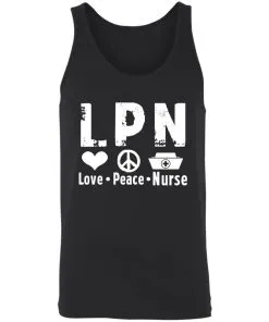 Peace Love Nurse Unisex Tank