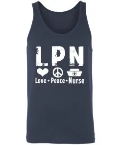 Peace Love Nurse Unisex Tank