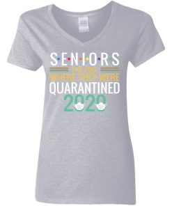 Private: Seniors The One Where They Were Quarantined 2020 Women’s V-Neck T-Shirt