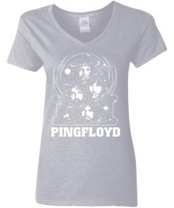 Private: PINK FLOYD Pyramid Band Women’s V-Neck T-Shirt