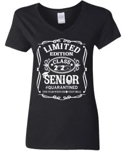 Limited Edition class 2020 Senior Quarantined Women’s V-Neck T-Shirt
