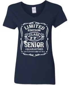 Limited Edition class 2020 Senior Quarantined Women’s V-Neck T-Shirt