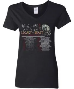 Legacy of the Beast Tour Women’s V-Neck T-Shirt