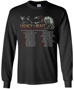 Legacy of the Beast Tour Youth LS T-Shirt