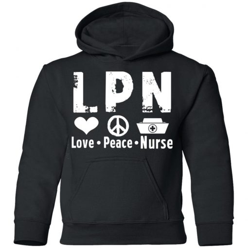 Private: Peace Love Nurse Youth Hoodie