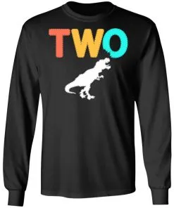 Dinosaur 2nd Birthday LS T-Shirt