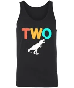 Dinosaur 2nd Birthday Unisex Tank