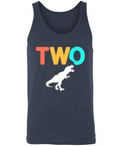 Dinosaur 2nd Birthday Unisex Tank