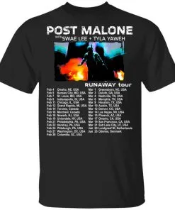 POST MALONE Runaway Tour 2020 Men’s T-Shirt