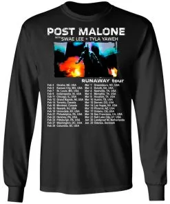 POST MALONE Runaway Tour 2020 LS T-Shirt