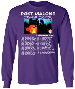 POST MALONE Runaway Tour 2020 LS T-Shirt