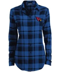 Arizona Cardinals Ladies’ Plaid Flannel Tunic