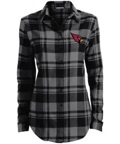 Arizona Cardinals Ladies’ Plaid Flannel Tunic