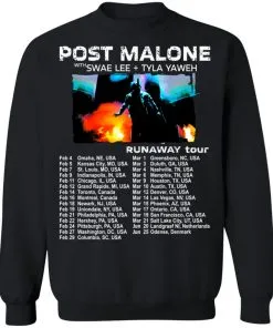 POST MALONE Runaway Tour 2020 Sweatshirt