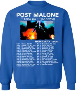 Private: POST MALONE Runaway Tour 2020 Sweatshirt