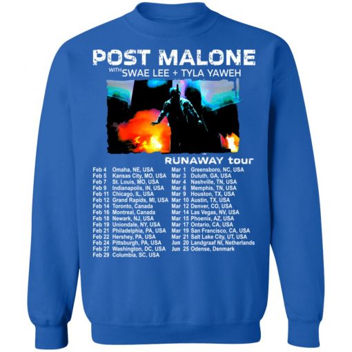 Private: POST MALONE Runaway Tour 2020 Sweatshirt