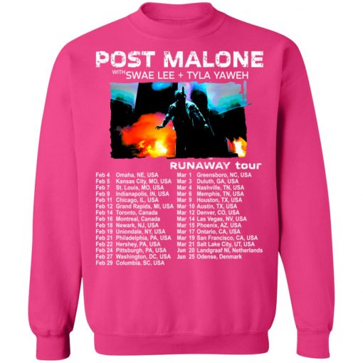 Private: POST MALONE Runaway Tour 2020 Sweatshirt