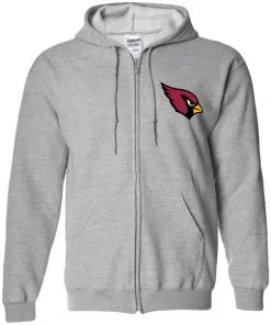Arizona Cardinals Zip Up Hooded Sweatshirt