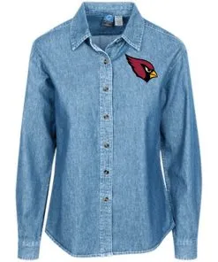Arizona Cardinals Women’s LS Denim Shirt