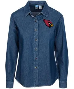 Arizona Cardinals Women’s LS Denim Shirt