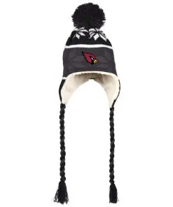 Arizona Cardinals Hat with Ear Flaps and Braids