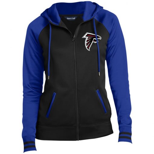 Private: Atlanta Falcons Ladies’ Moisture Wick Full-Zip Hooded Jacket