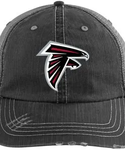 Atlanta Falcons Distressed Unstructured Trucker Cap