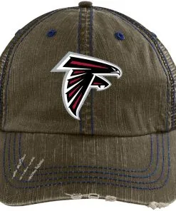 Atlanta Falcons Distressed Unstructured Trucker Cap