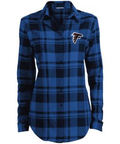 Private: Atlanta Falcons Ladies’ Plaid Flannel Tunic