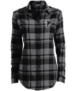 Atlanta Falcons Ladies’ Plaid Flannel Tunic