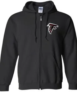 Atlanta Falcons Zip Up Hooded Sweatshirt