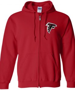 Private: Atlanta Falcons Zip Up Hooded Sweatshirt