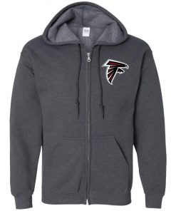 Private: Atlanta Falcons Zip Up Hooded Sweatshirt