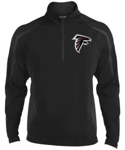Atlanta Falcons Men’s Sport Wicking Colorblock 1/2 Zip