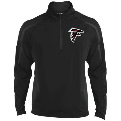 Private: Atlanta Falcons Men’s Sport Wicking Colorblock 1/2 Zip