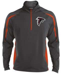 Private: Atlanta Falcons Men’s Sport Wicking Colorblock 1/2 Zip