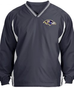 Private: Baltimore Ravens Tipped V-Neck Windshirt