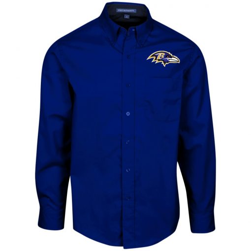 Private: Baltimore Ravens Men’s LS Dress Shirt