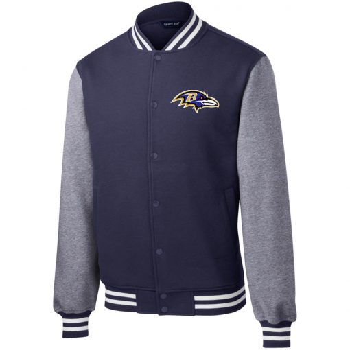 Private: Baltimore Ravens Fleece Letterman Jacket
