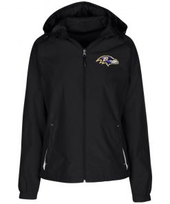 Private: Baltimore Ravens Ladies’ Jersey-Lined Hooded Windbreaker