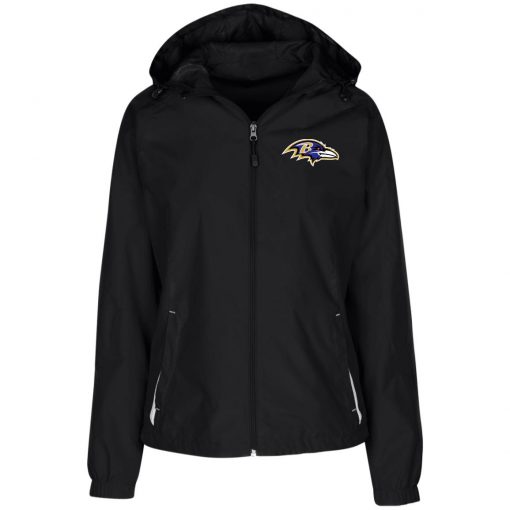 Private: Baltimore Ravens Ladies’ Jersey-Lined Hooded Windbreaker