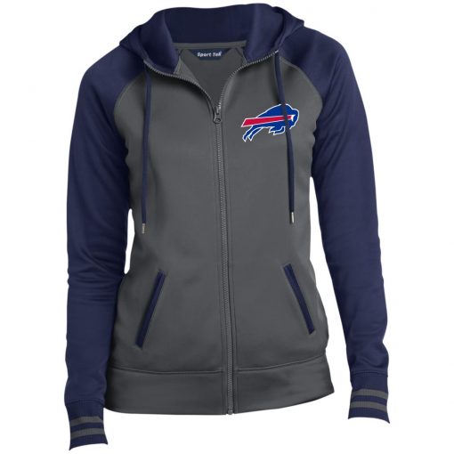 Private: Buffalo Bills Ladies’ Moisture Wick Full-Zip Hooded Jacket