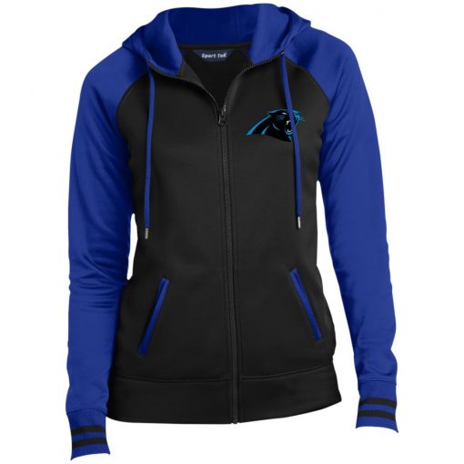 Private: Carolina Panthers Ladies’ Moisture Wick Full-Zip Hooded Jacket