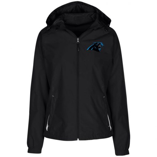 Private: Carolina Panthers Ladies’ Jersey-Lined Hooded Windbreaker