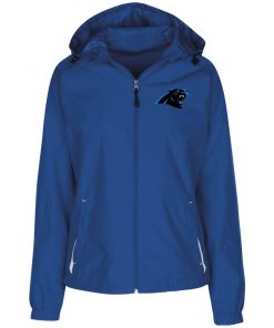 Private: Carolina Panthers Ladies’ Jersey-Lined Hooded Windbreaker