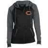 Private: Chicago Bears Ladies’ Moisture Wick Full-Zip Hooded Jacket