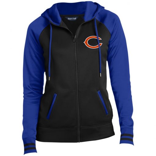 Private: Chicago Bears Ladies’ Moisture Wick Full-Zip Hooded Jacket